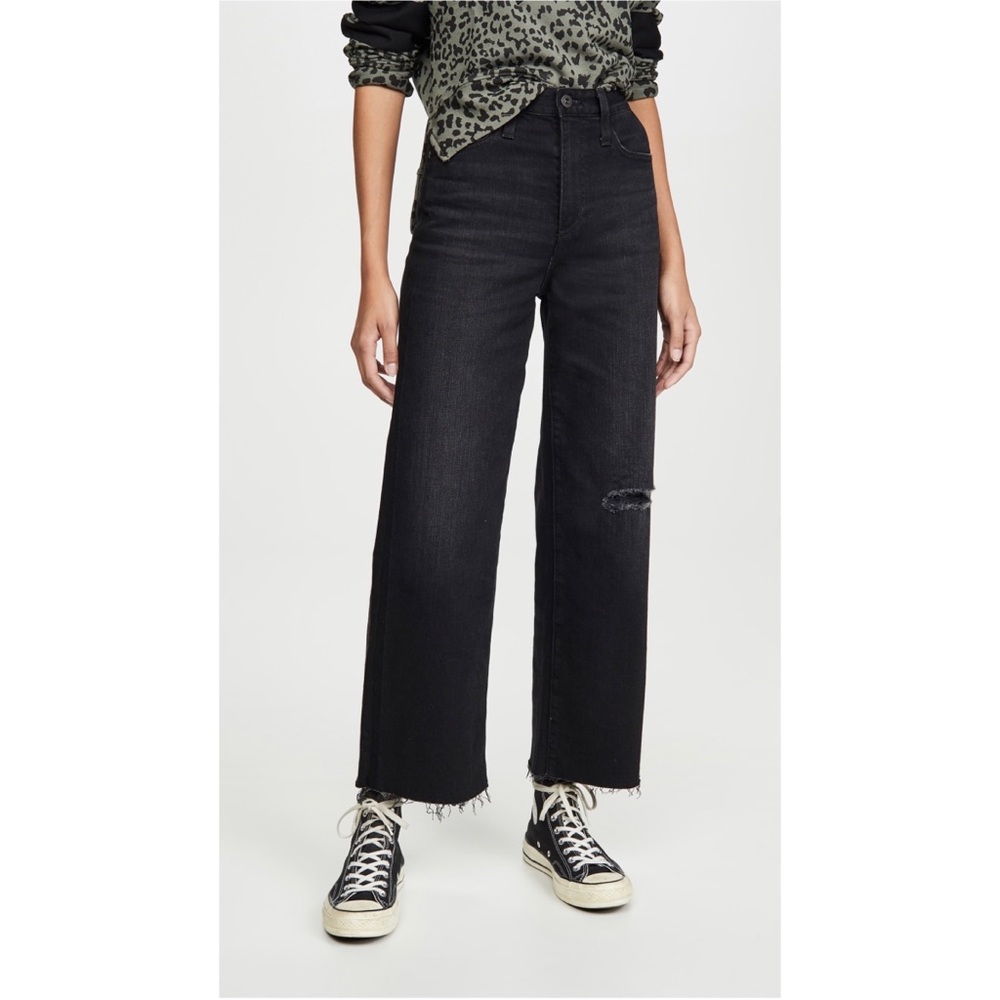 AG The Etta High Waisted Wide Leg Crop Jeans